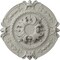 Ekena Millwork Southampton Ceiling Medallion (Fits Canopies up to 2 3/4"), 16 3/8"OD x 1 3/4"P, Pot of Cream CM17SOPCF - alternate 1